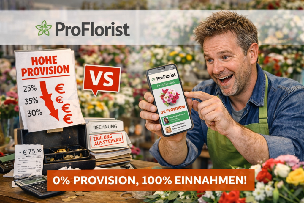ProFlorist Deutschland – Blumenplattform ohne Provision für lokale Floristen