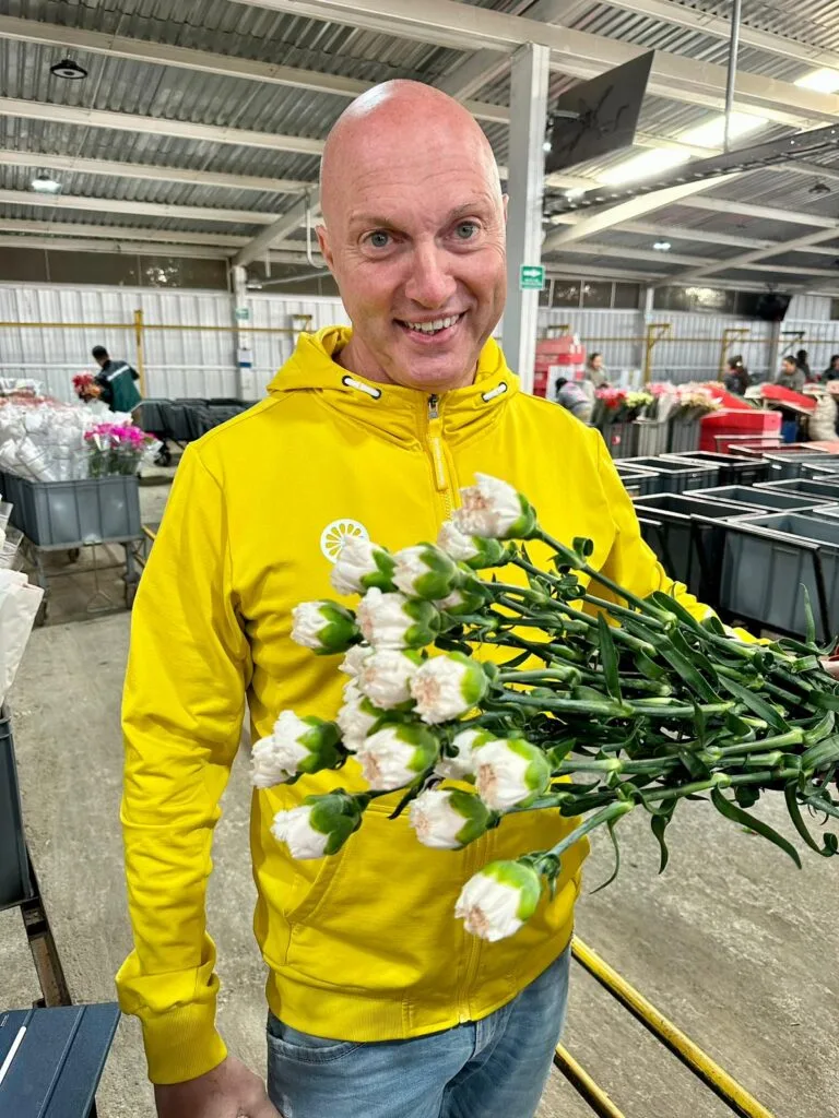John Buskermolen bei einer Veranstaltung der Blumenbranche