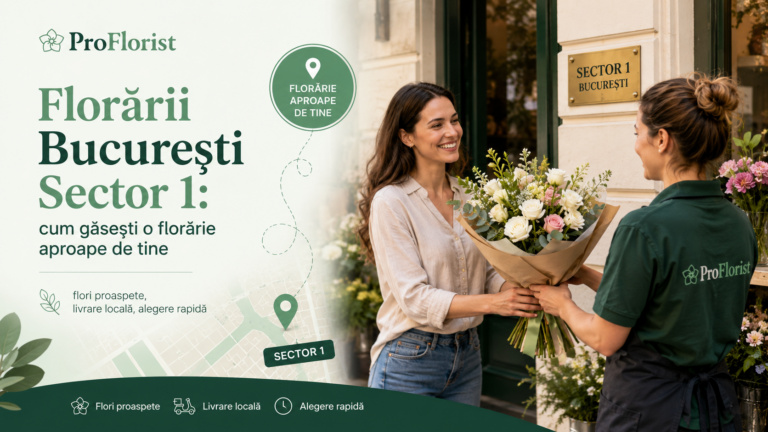 Blumenläden in Bukarest, Sektor 1: einen Floristikbetrieb in der Nähe finden