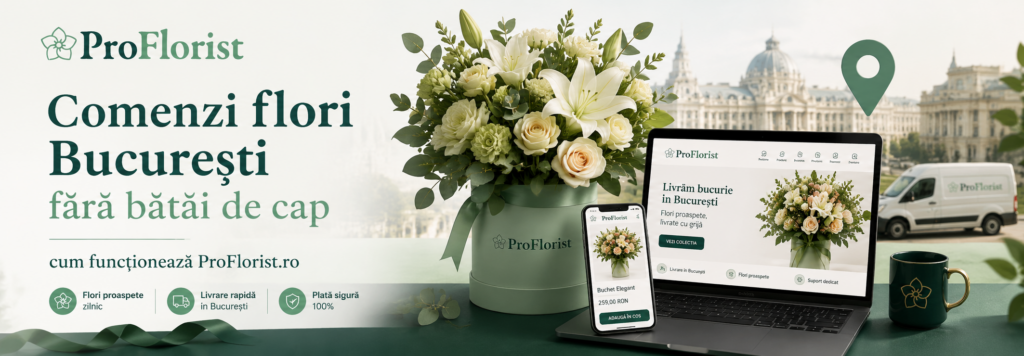 Blumen nach Bukarest bestellen – unkompliziert erklärt: So funktioniert ProFlorist