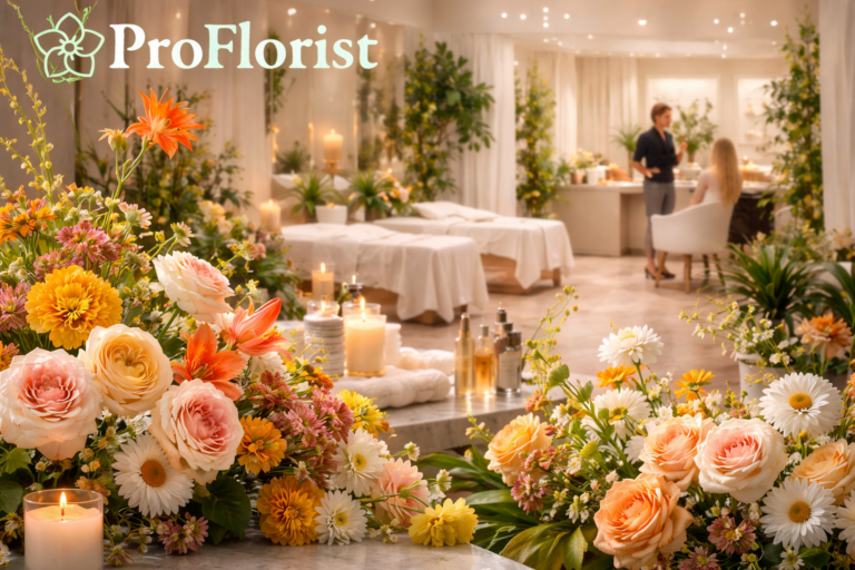 Die Blumenhandlung der Zukunft? Neues Konzept! Spa, Friseur und Blumenladen