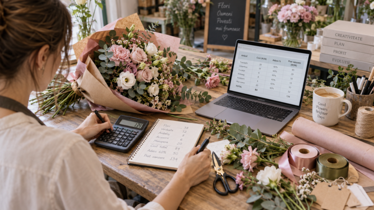 Den Preis eines Blumenstraußes richtig kalkulieren