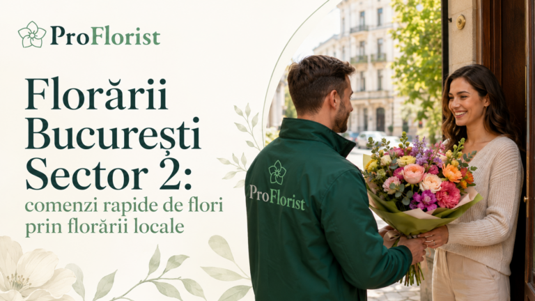 Floristen Bukarest Sektor 2: schnelle Blumenbestellungen durch lokale Floristen