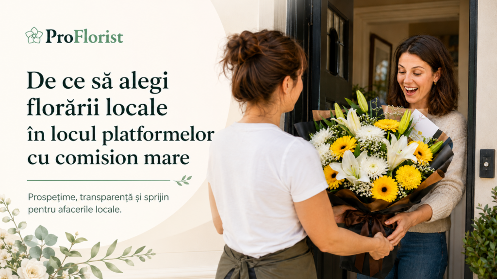 Warum lokale Blumenläden wählen statt Plattformen mit hohen Provisionen