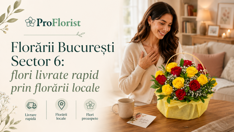 Blumenläden in Bukarest, Sektor 6: So funktioniert die lokale Blumenlieferung