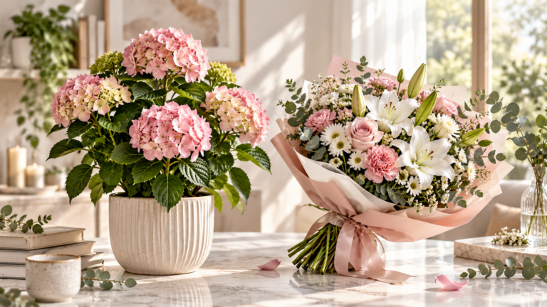 Topfpflanze oder Schnittblumen? Was Sie prüfen sollten, bevor Sie wählen