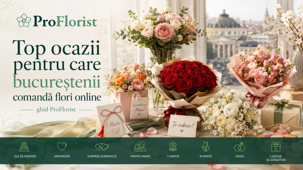 Die wichtigsten Anlässe für Online-Blumenbestellungen